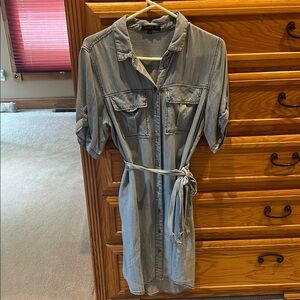 Women's Denim Shirt Dress